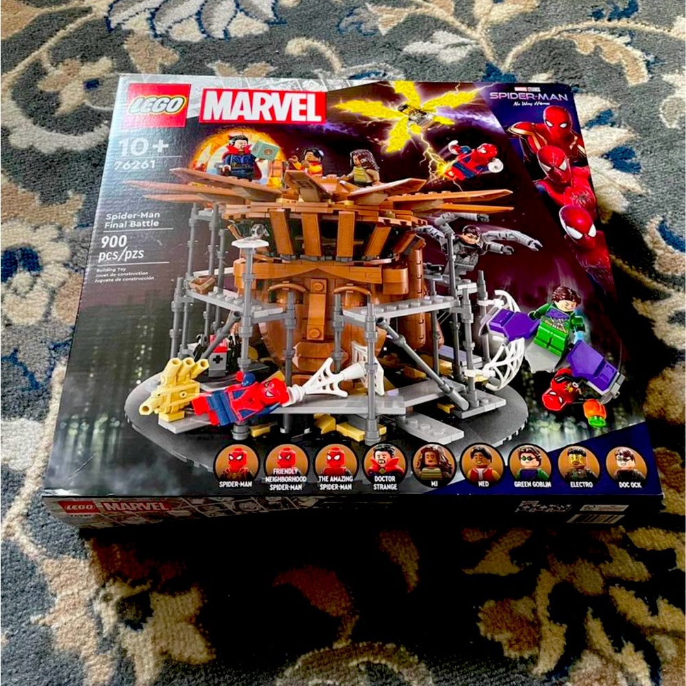 Spiderman no way home Lego set the final battle. No minifigures